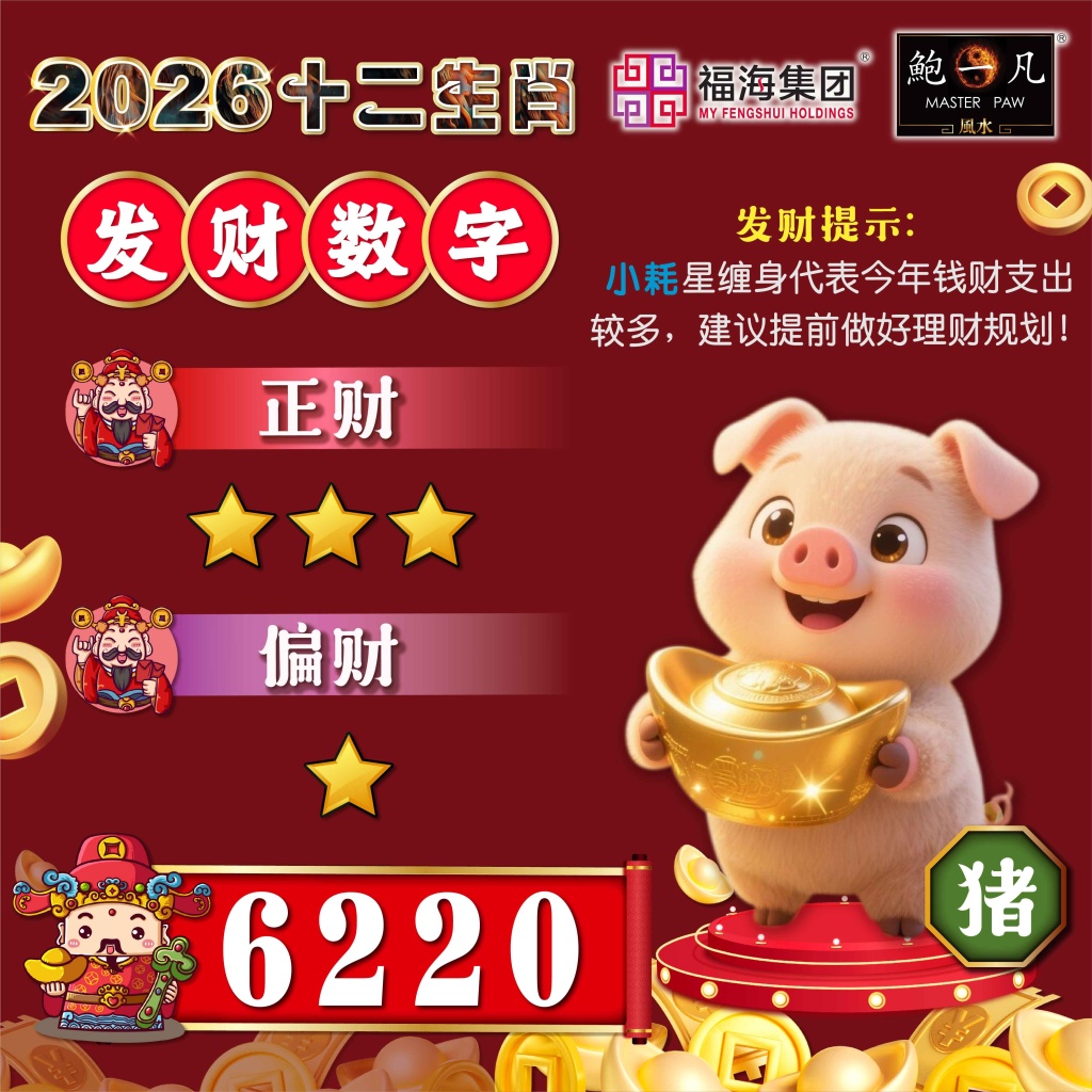 鲍一凡老师| 2026十二生肖发财数字(附加视频)